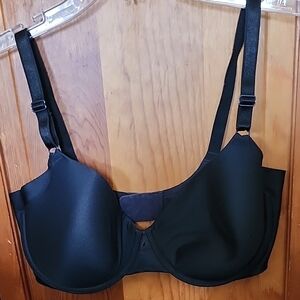 Olga Black Underwire Bra with Adjustable Straps